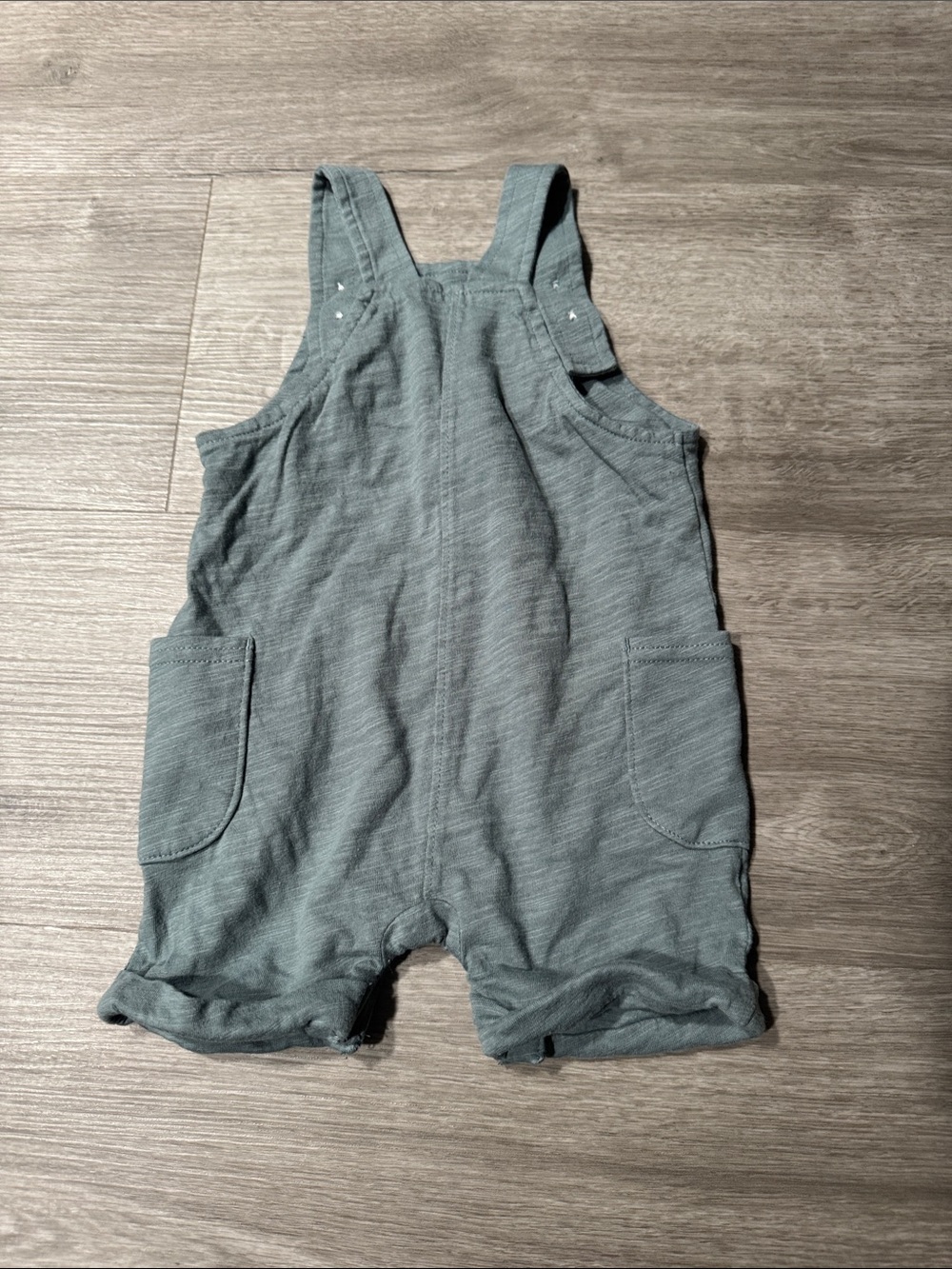 Carters Teal Overalls - Picture 2 of 5